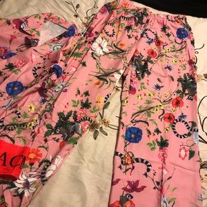 2 piece spring floral set - NEVER WORN